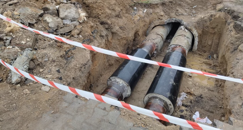 Na zdjęciu: Jedno z miejsc, w których doszło do awarii