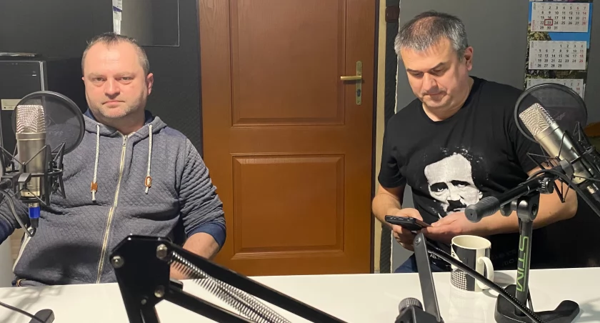 Na zdjęciu Emil Kopczyński i Arkadiusz Szczegodziński