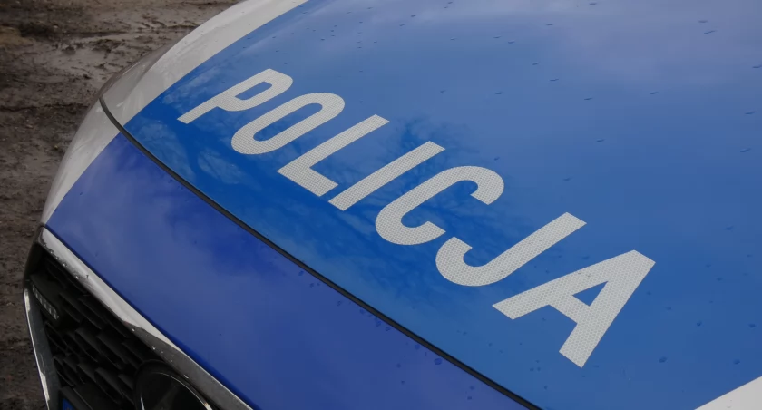 Na zdjęciu radiowóz KPP Radomsko