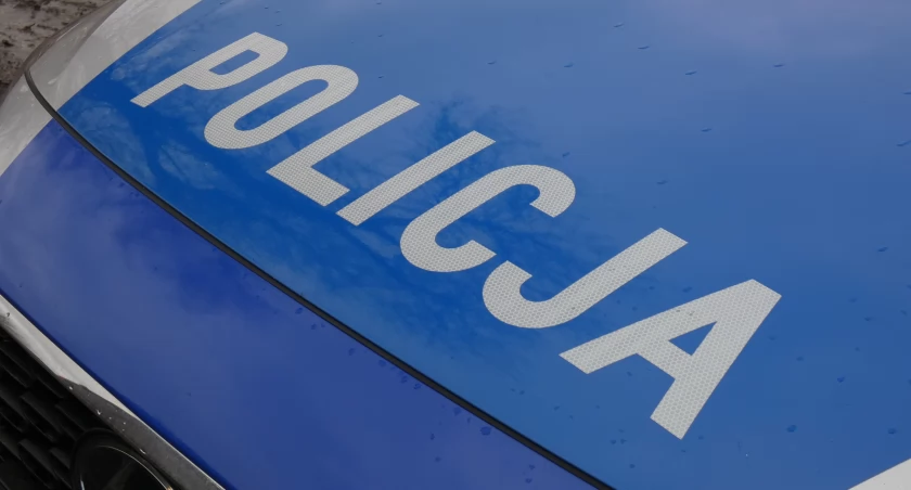 Na zdjęciu radiowóz KPP Radomsko