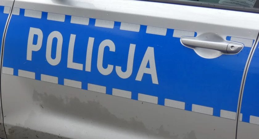 Na zdjęciu radiowóz KPP Radomsko