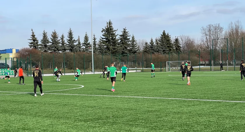 Na zdjęciu sparing Polonii