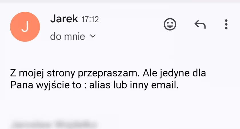 Na zdjęciu maile, jakie trafiają do pana Krzysztofa