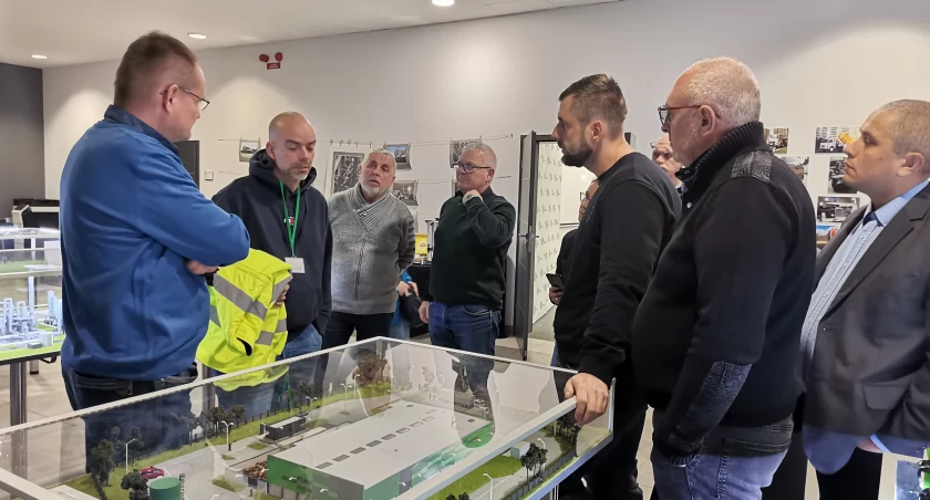 Na zdjęciu: W listopadzie 2023 PGK zorganizował wyjazd studyjny do spalarni odpadów  w Bydgoszczy