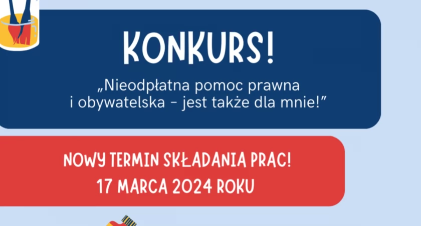 Na zdjęciu banner konkursu, fot. Ministerstwo Sprawiedliwości