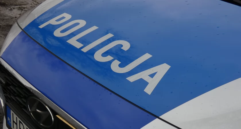 Na zdjęciu radiowóz KPP Radomsko