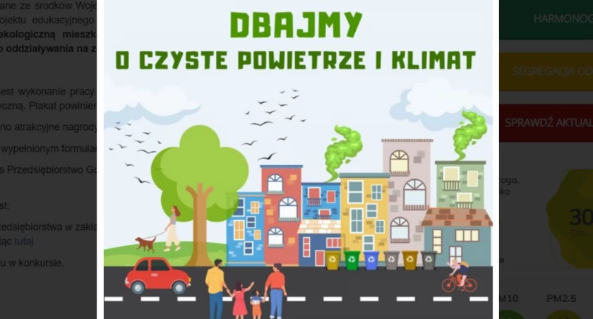 Na zdjęciu plakat konkursu