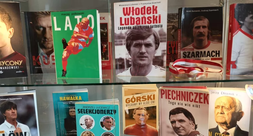 Na zdjęciu wystawa książek, fot. MBPw Radomsku