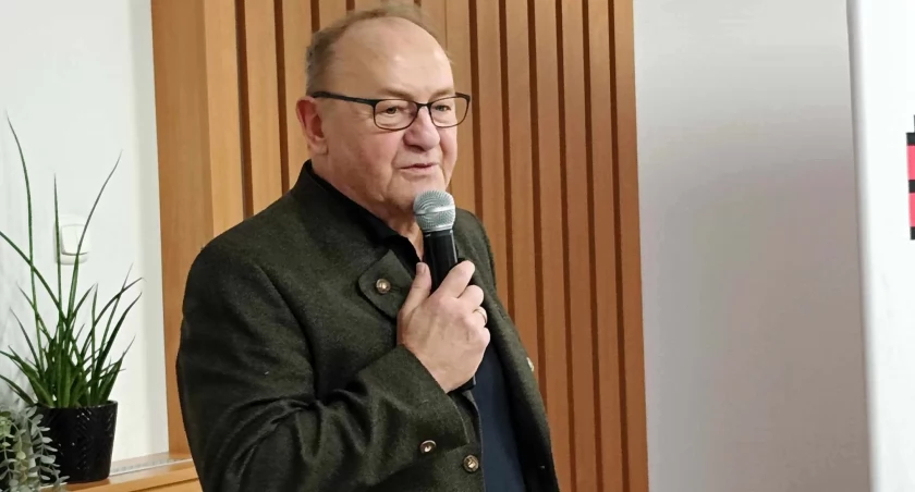 Na zdjęciu Janusz Leon Wiśniewski, fot. MBP Radomsko