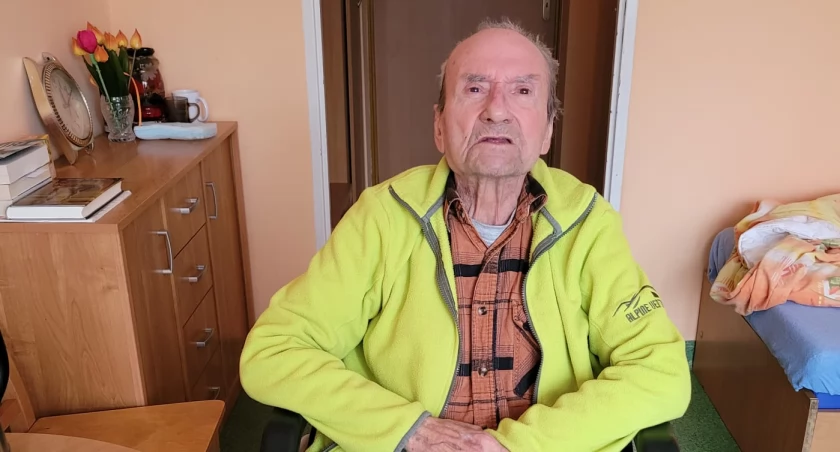 Na zdjęciu: Pan Jerzy do Radomska przyjechał po Powstaniu Warszawskim