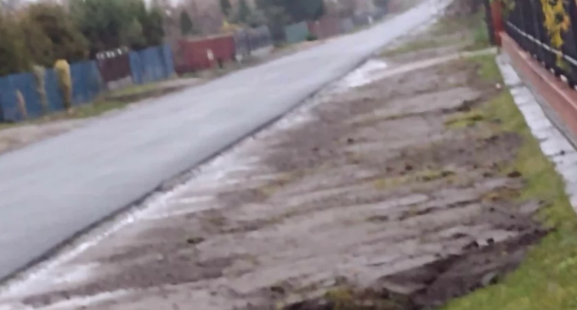 Na zdjęciu: Rów był i już go nie ma
