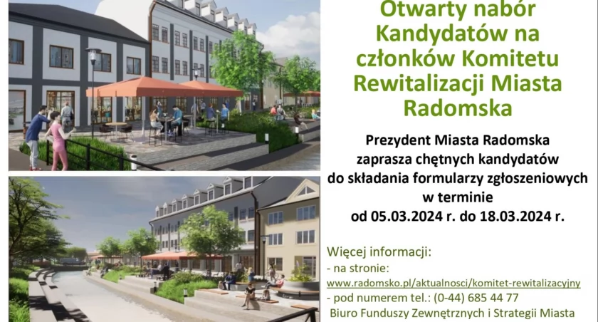 Na zdjeciu plakat promujący, fot. Facebook/Radomsko Miasto Otwarte