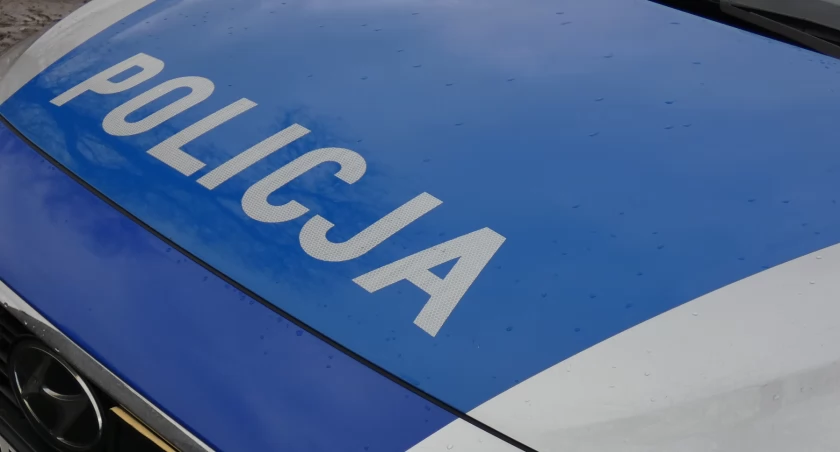 Na zdjęciu radiowóz KPP Radomsko