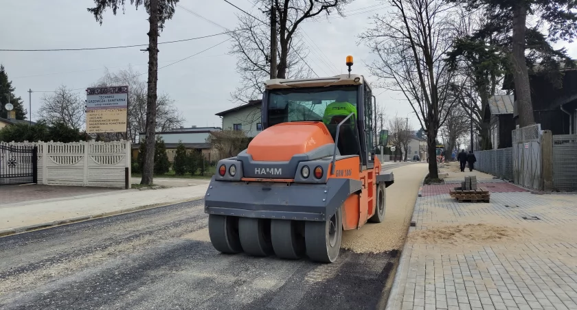 Na zdjęciu prace prowadzone na Piłsudskiego w czwartek rano