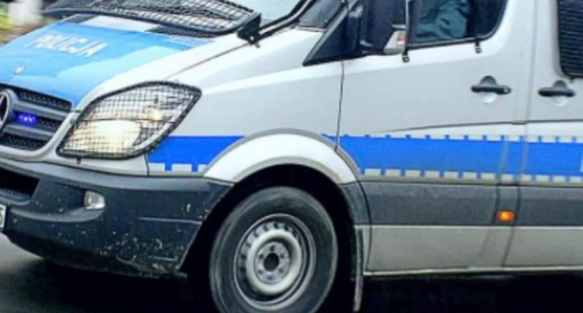 Na zdjęciu radiowóz KPP Radomsko 