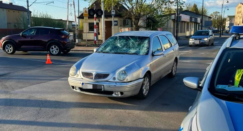 Na zdjęciu miejsce wypadku, fot. KPP Radomsko
