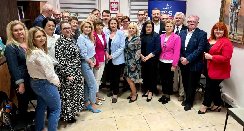 Na zdjęciu: Wieczór wyborczy w biurze posłanki Anny Milczanowskiej, fot. Facebook/Anna Milczanowska