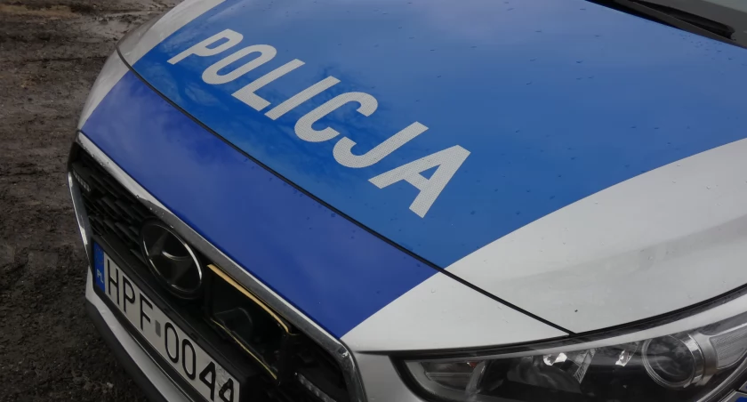 Na zdjęciu radiowóz KPP Radomsko