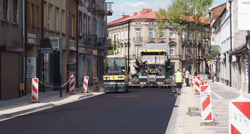Na zdjęciu prace na ulicy Reymonta