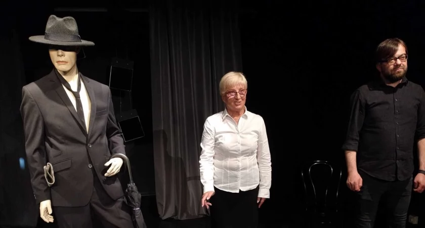 Na zdjęciu pan Cogito, Grażyna Śliwakowska i Przemysław Klekot, fot. Małgorzata Wesołowska