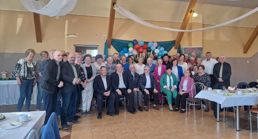 Na zdjęciu spotkanie z seniorami w Gosławicach
