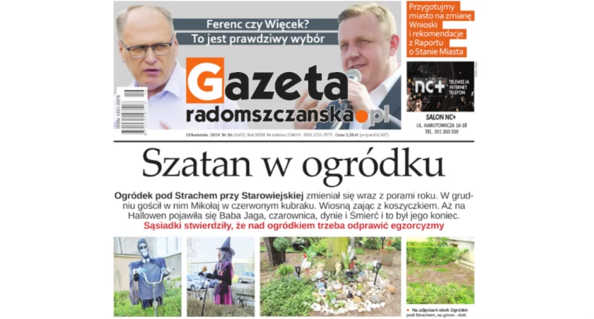 Na zdjęciu okładka najnowszego numeru Gazety Radomszczańskiej z 18 kwietnia 2024