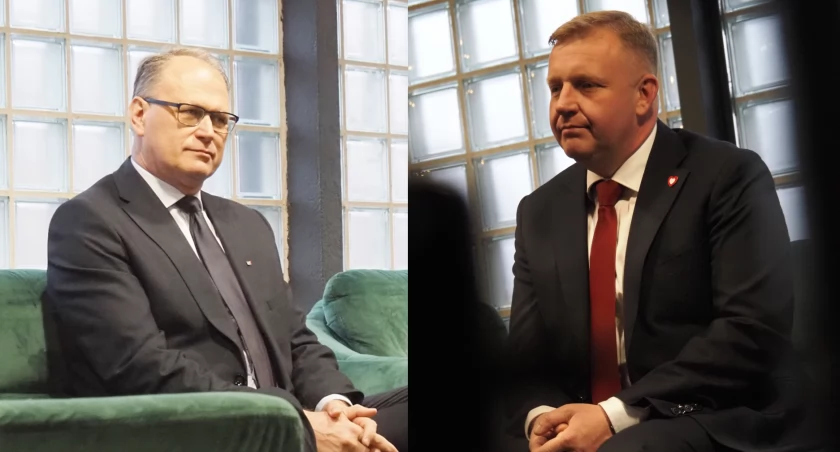 Na zdjęciu Jarosław Ferenc i Łukasz Więcek