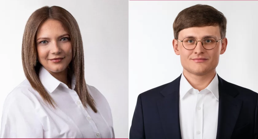 Na zdjęciu maja Garbiec i Konrad Zyberyng