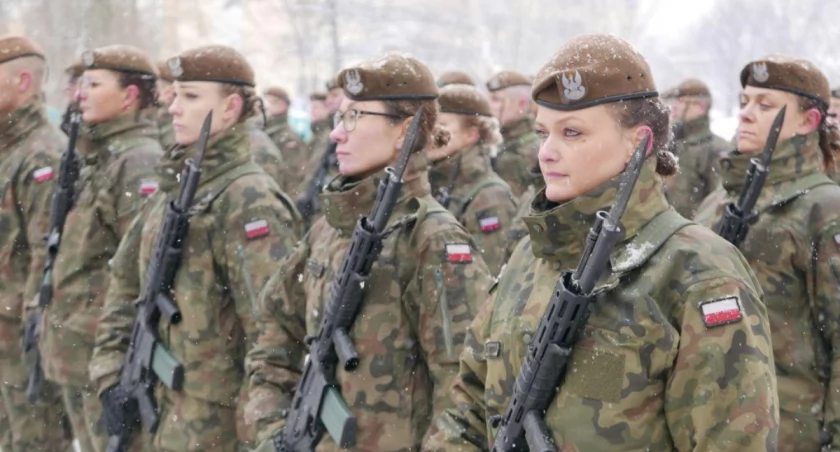 W grudniu 2023 Terytorialsi składali przysięgę w parku Świętojańskim