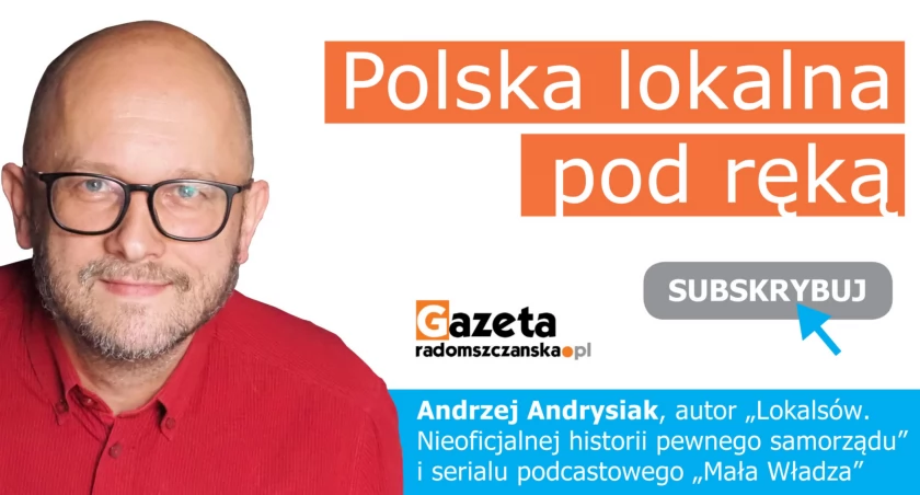 Na zdjęciu wydawca i dziennikarz Gazety Radomszczańskiej Andrzej Andrysiak