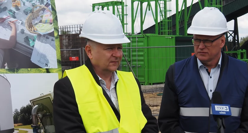 Na zdjęciu prezes PGK Zbigniew Rybczyński i prezydent Jarosław Ferenc