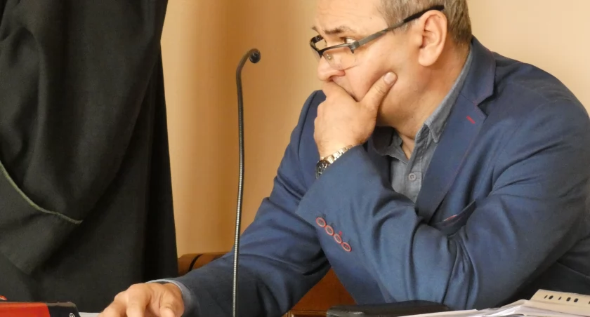 Na zdjęciu: Miłosz Naczyński na rozprawie apelacyjnej w Sądzie Okręgowym w Piotrkowie Trybunalskim w marcu 2019