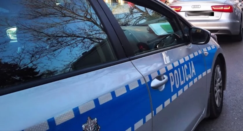 Na zdjęciu radiowóz KPP Radomsko