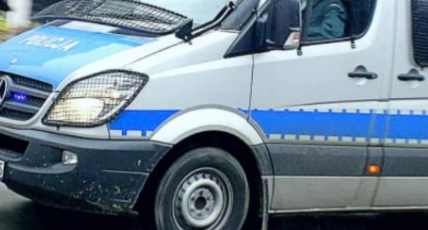 Na zdjęciu radiowóz KPP Radomsko 