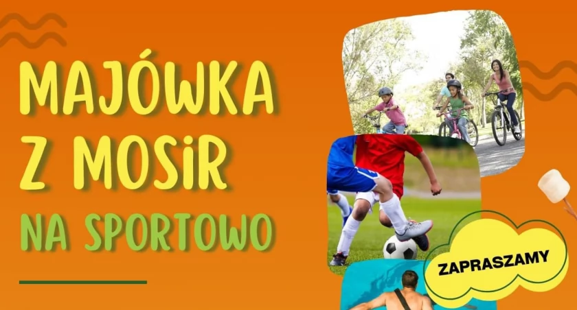 Na zdjęciu plakat majówki, fot. MOSiR Radomsko