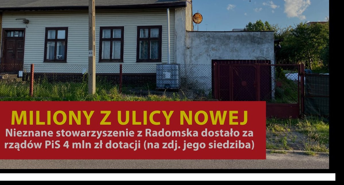 Na zdjęciu siedziba stowarzyszenia Być Razem z Radomska