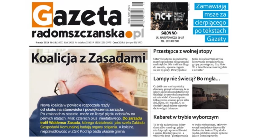 Na zdjęciu okładka najnowszego wydania Gazety Radomszczańskiej