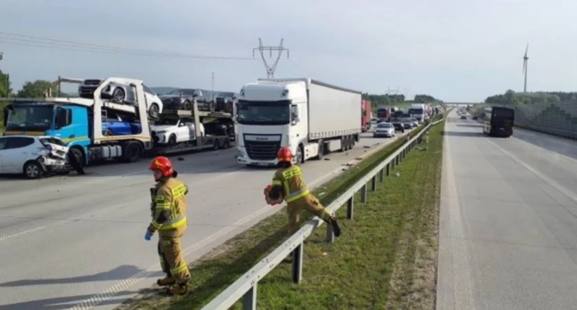 Na zdjęciu miejsce wypadku