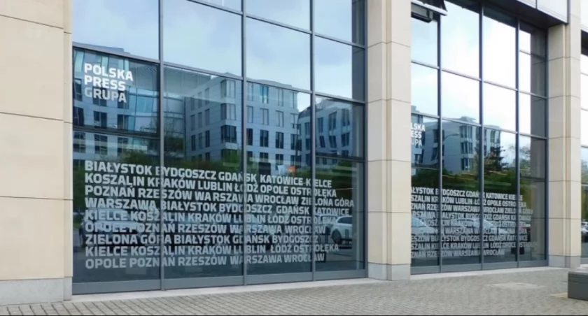 Na zdjęciu: Siedziba koncernu Polska Press w Warszawie