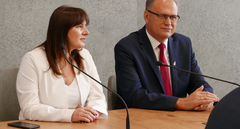 Na zdjęciu: Monika Andrysiak, Jarosław Ferenc