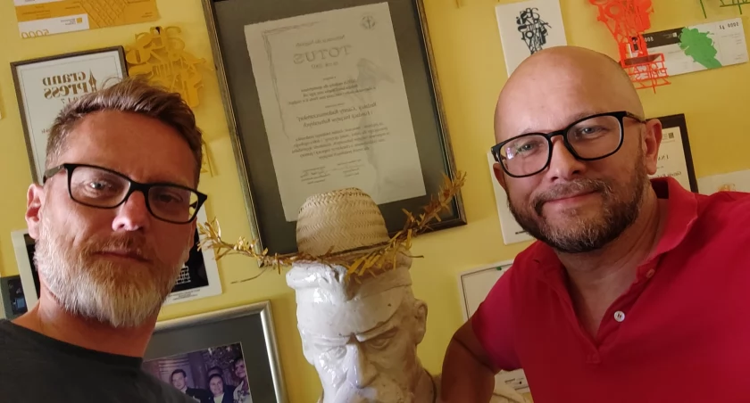 Na zdjęciu Janusz Kucharski i Andrzej Andrysiak