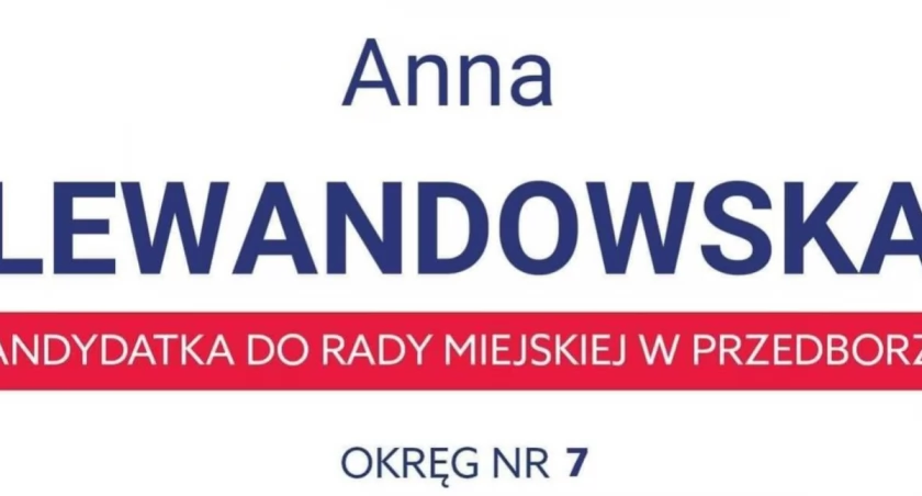 Na zdjęciu ulotka kandydatki, fot. Facebook