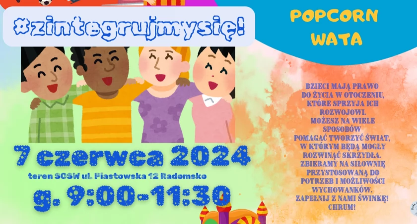 Na zdjęciu plakat promujący, fot. SOSW Radomsko