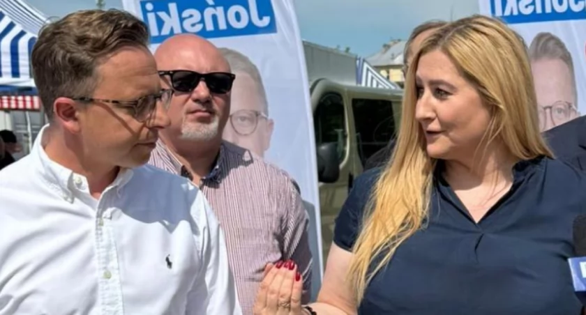Na zdjęciu Dariusz Joński i Magdalena Spólnicka