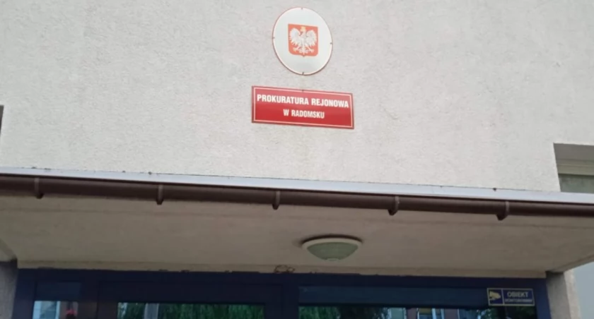 Na zdjęciu budynek prokuratury w Radomsku