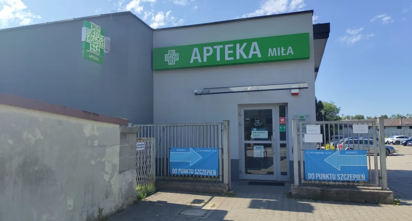 Na zdjęciu: Apteka przy ul. Miłej