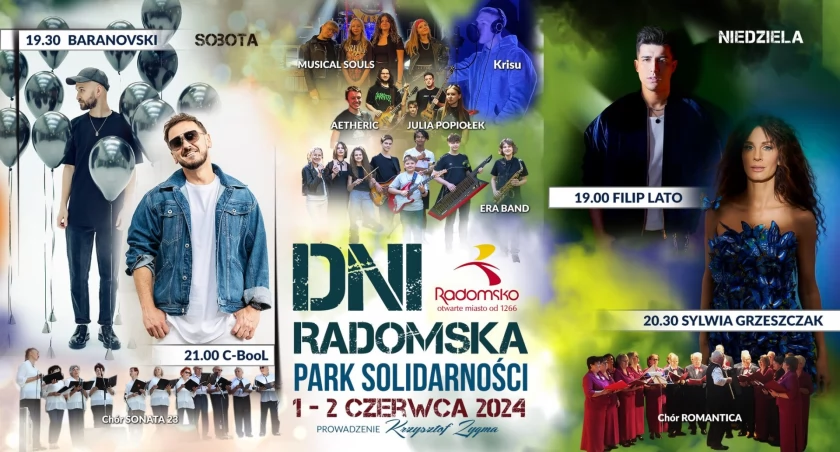 Na zdjęciu plakat promujący Dni Radomska