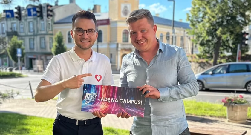 Na zdjęciu Adrian Witczak i Paweł Aulich