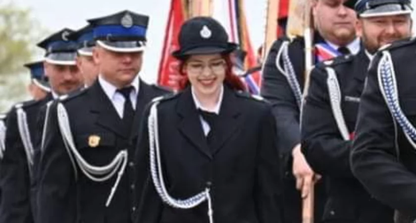 Na zdjęciu: Klaudia Wójcik, fot. Facebook/OSP Jedlno Drugie