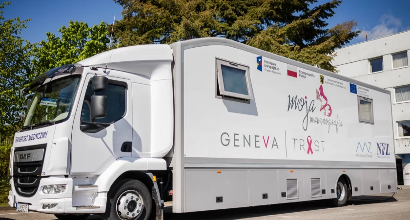 Na zdjęciu  mammobus, fot. Karol Stańczak mat. prasowe Geneva